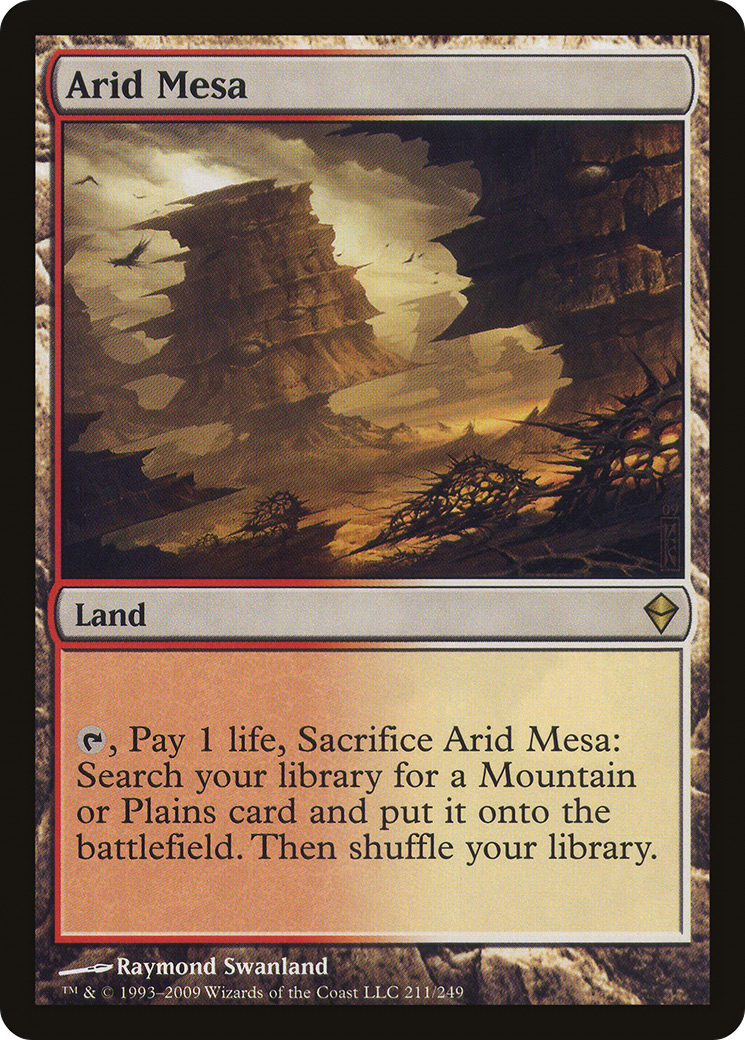 Zendikar - (ZEN-211) - Arid Mesa Foil