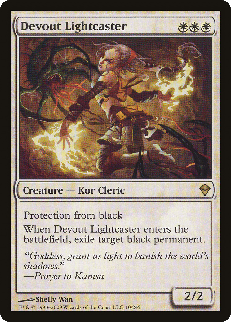 Zendikar - (ZEN-010) - Devout Lightcaster