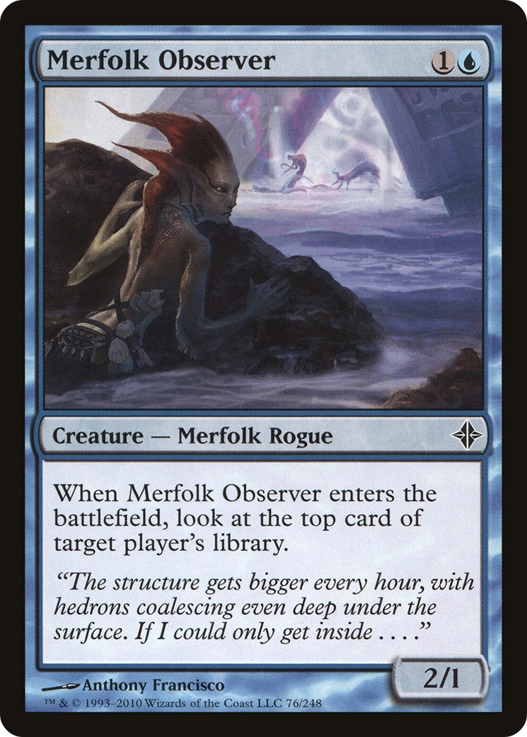 Rise of the Eldrazi - (ROE-076) - Merfolk Observer