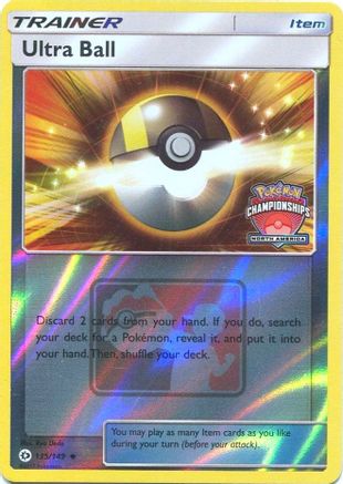 League & Championship Cards /149 Ultra Ball - 135/149 (North America Championships)  - Reverse Holofoil - Promo