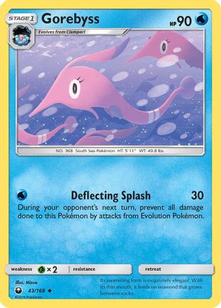 SM  Celestial Storm  043 Gorebyss  - Reverse Holofoil - Uncommon