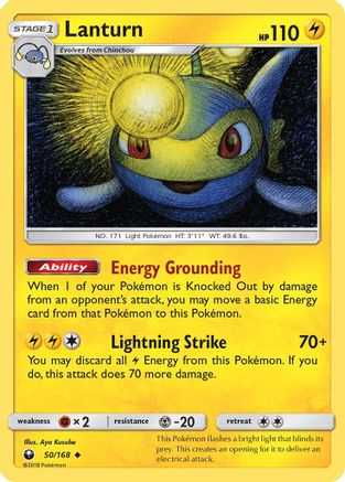 SM  Celestial Storm  050 Lanturn  - Reverse Holofoil - Uncommon