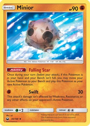 SM  Celestial Storm  083/168 Minior  - Uncommon