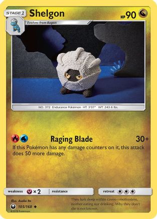 SM  Celestial Storm  105/168 Shelgon  - Uncommon