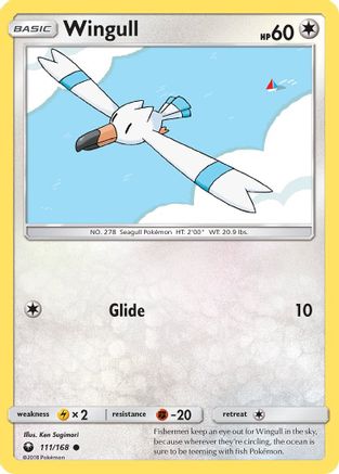 SM  Celestial Storm  111 Wingull  - Common