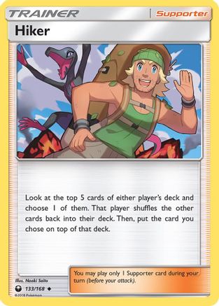 SM  Celestial Storm  133 Hiker  - Uncommon