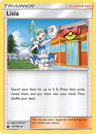 SM  Celestial Storm  137/168 Lisia  - Uncommon