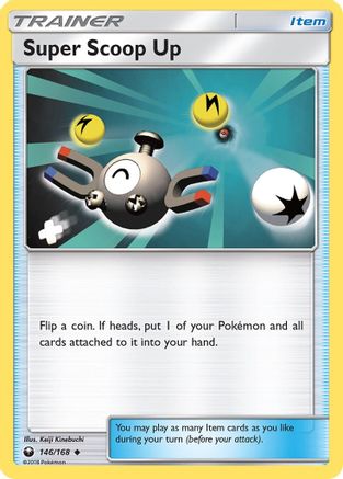 SM  Celestial Storm  146 Super Scoop Up  - Reverse Holofoil - Uncommon