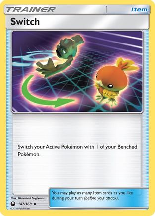 SM  Celestial Storm  147/168 Switch  - Reverse Holofoil - Uncommon