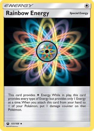 SM  Celestial Storm  151/168 Rainbow Energy  - Uncommon