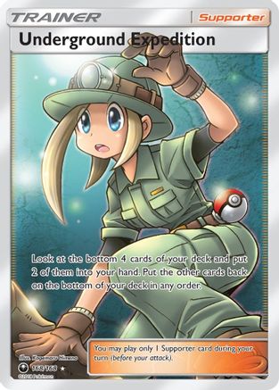 SM  Celestial Storm  168 Underground Expedition (Full Art)  - Holofoil - Ultra Rare