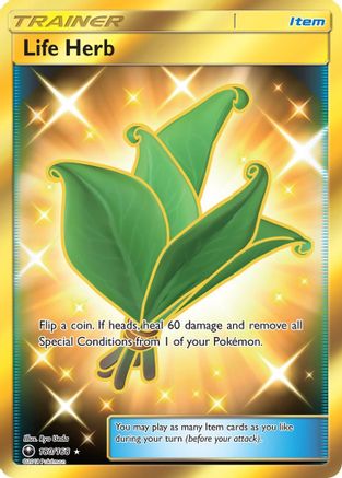 SM  Celestial Storm  180 Life Herb (Secret)  - Holofoil - Secret Rare