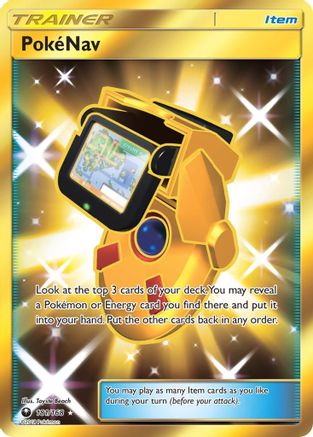 SM  Celestial Storm  181 PokeNav (Secret)  - Holofoil - Secret Rare