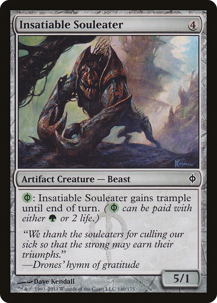 New Phyrexia - (NPH-140) - Insatiable Souleater Foil
