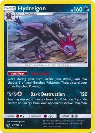 Deck Exclusives  062/111 Hydreigon  - Holofoil - Holo Rare