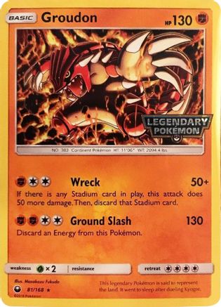 Miscellaneous Cards & Products  081/168 Groudon  - Holofoil - Promo