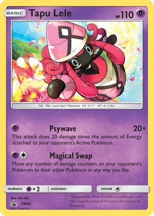 SM Promos  SM45 Tapu Lele  - Holofoil - Promo