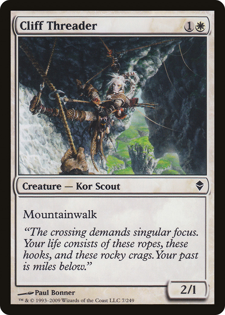 Zendikar - (ZEN-007) - Cliff Threader