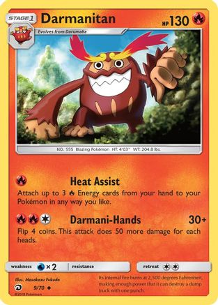 Dragon Majesty  009/70 Darmanitan  - Uncommon