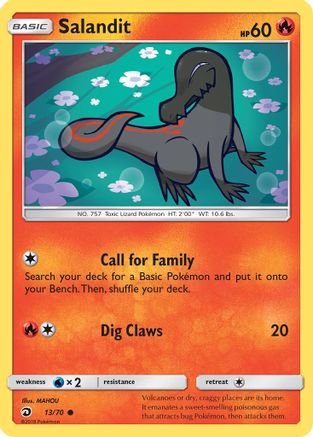 Dragon Majesty  013/70 Salandit  - Common