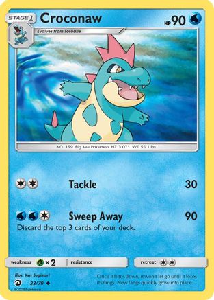 Dragon Majesty  023/70 Croconaw  - Uncommon