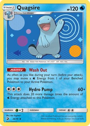 Dragon Majesty  026/70 Quagsire  - Uncommon