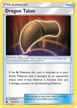 Dragon Majesty  059/70 Dragon Talon  - Reverse Holofoil - Uncommon