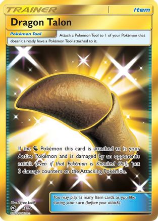 Dragon Majesty  075 Dragon Talon (Secret)  - Holofoil - Secret Rare