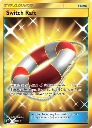 Dragon Majesty  077 Switch Raft (Secret)  - Holofoil - Secret Rare