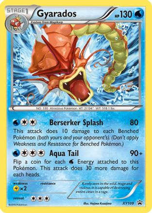 XY Promos  XY109 Gyarados  - Holofoil - Promo