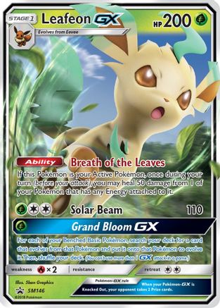 SM Promos  SM146 Leafeon GX  - Holofoil - Promo