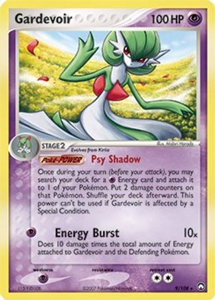Deck Exclusives  009/108 Gardevoir  - Rare