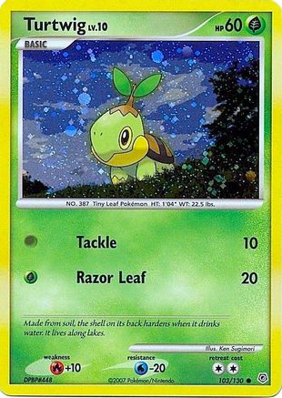 League & Championship Cards /130 Turtwig - 103/130 (Cosmos Holofoil)  - Holofoil - Promo
