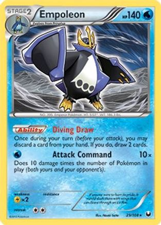 Deck Exclusives  029/108 Empoleon  - Rare