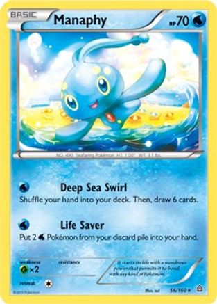 Deck Exclusives  056/160 Manaphy  - Rare
