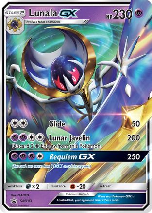 SM Promos  SM103 Lunala GX  - Holofoil - Promo