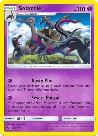Deck Exclusives  047/111 Salazzle  - Rare