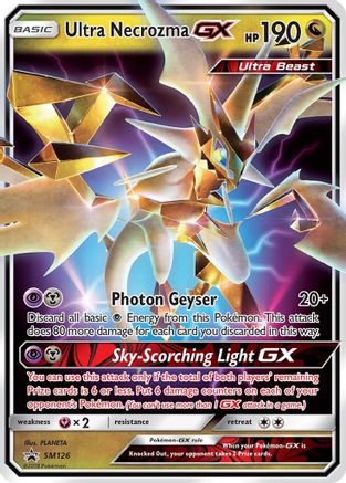 SM Promos  SM126 Ultra Necrozma GX  - Holofoil - Promo