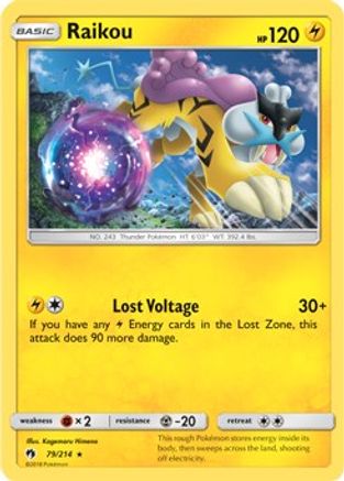 Deck Exclusives  079/214 Raikou  - Holofoil - Holo Rare