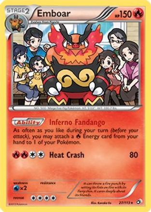 Deck Exclusives  027/113 Emboar  - Rare