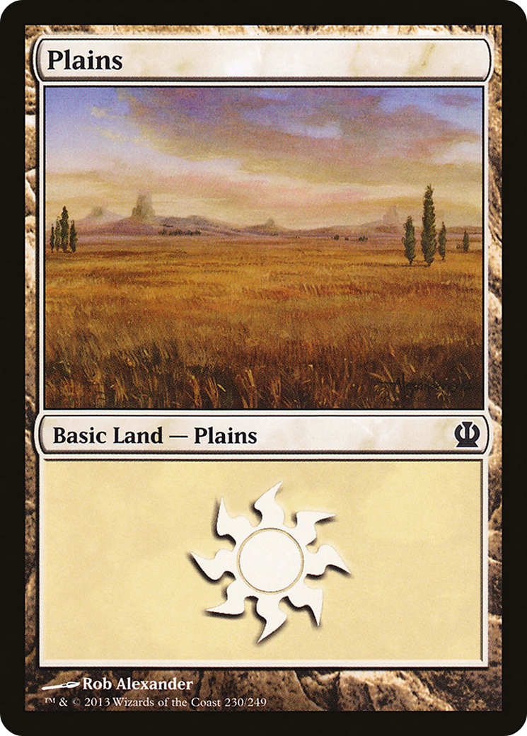 Theros - (THS-230) - Plains (230) Foil