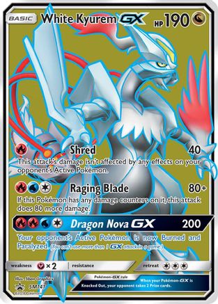 SM Promos  SM141 White Kyurem GX  - Holofoil - Promo