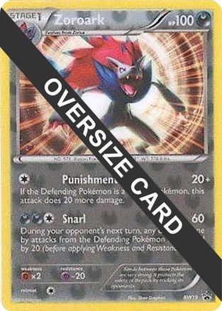 Jumbo Cards  Zoroark BW - BW19  - Holofoil - Promo