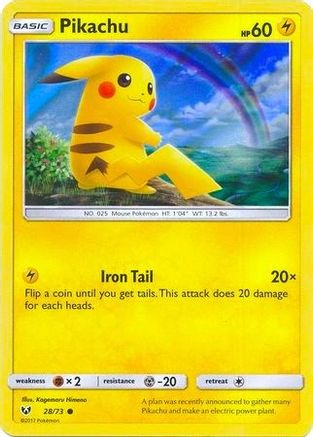 Miscellaneous Cards & Products  028/73 Pikachu  - Holofoil - Promo