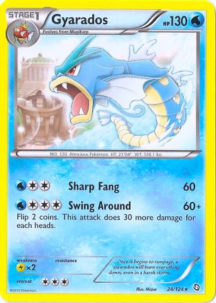 Blister Exclusives /124 Gyarados - 24/124 (Cosmos Holo)  - Holofoil - Promo