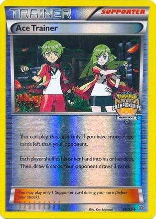 League & Championship Cards /98 Ace Trainer - 69/98 (Regional Championships) [Staff]  - Reverse Holofoil - Promo