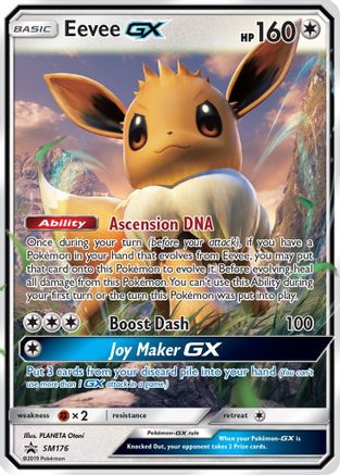 SM Promos  SM176 Eevee GX  - Holofoil - Promo