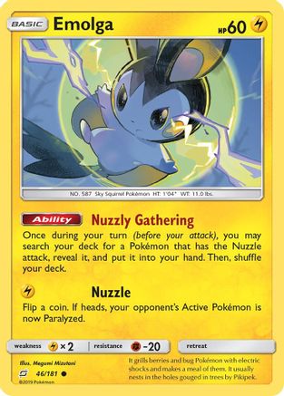 SM  Team Up  046/181 Emolga  - Common