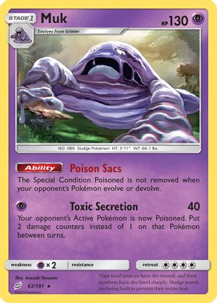 SM  Team Up  063 Muk  - Rare