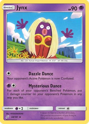 SM  Team Up  068/181 Jynx  - Uncommon
